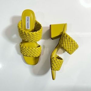 NWT Steven Madden Daphnee Braided Block Heel Sandal